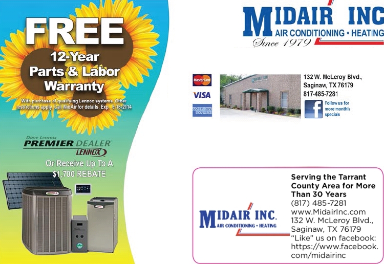 air conditioning parts and labor warranty